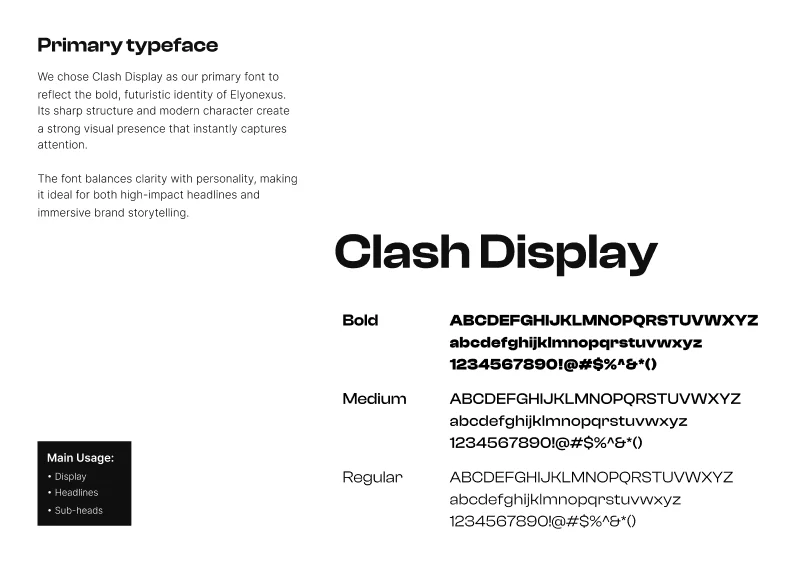 Primary typeface