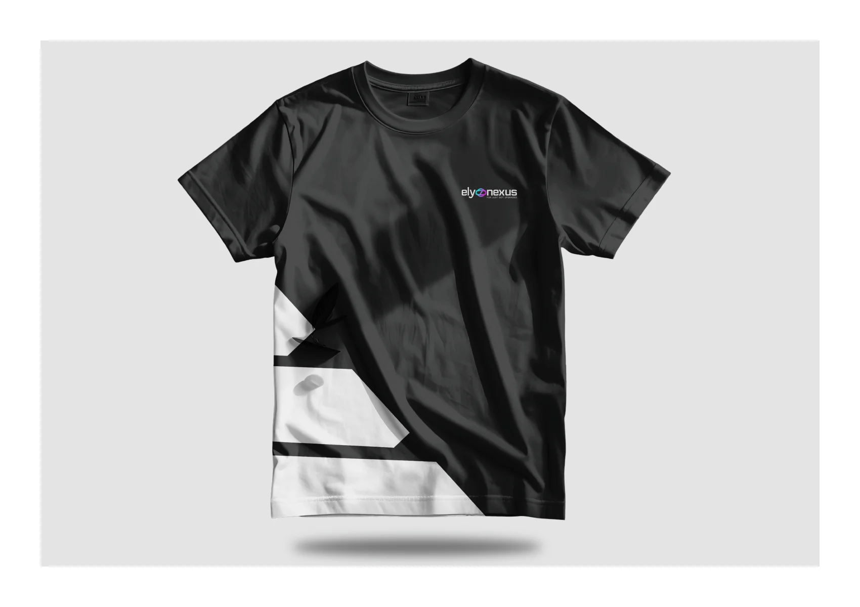 Black branded T-shirt