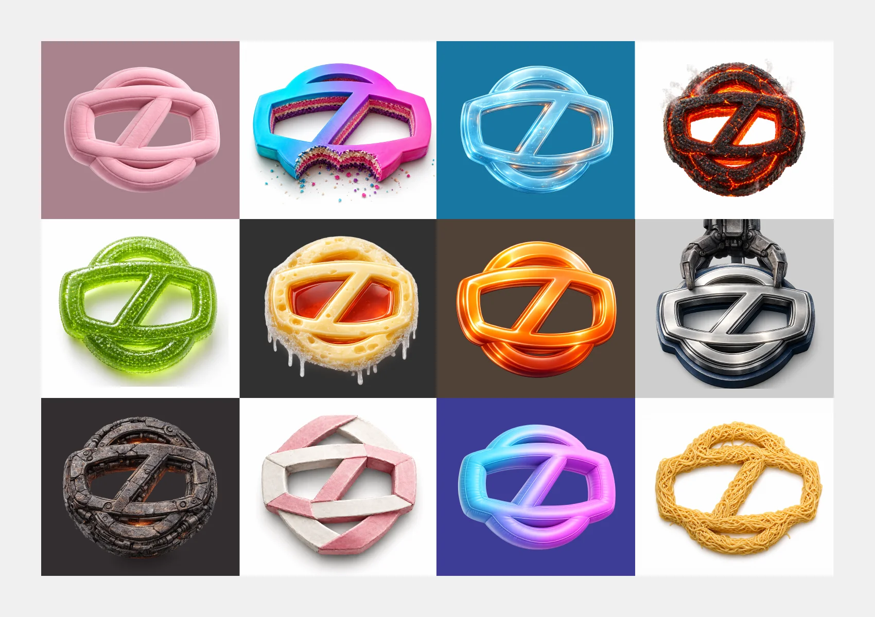 3D logo explorations