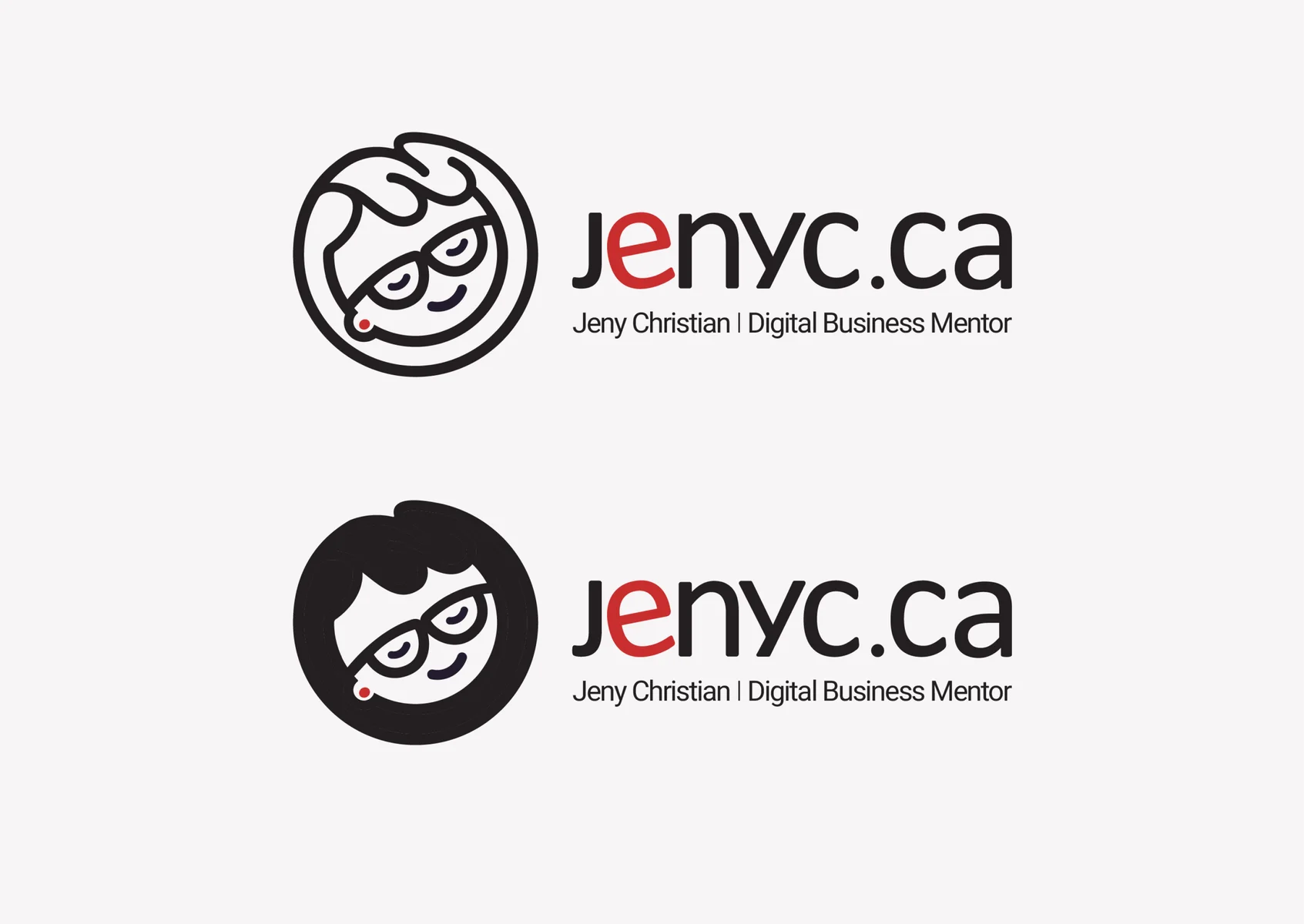 Logo outline and solid variants