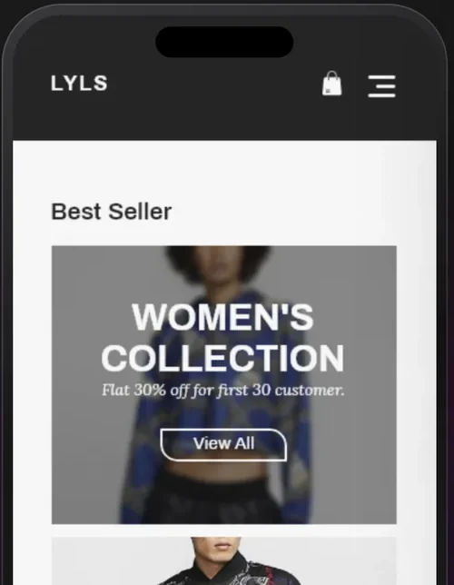 Best seller screen