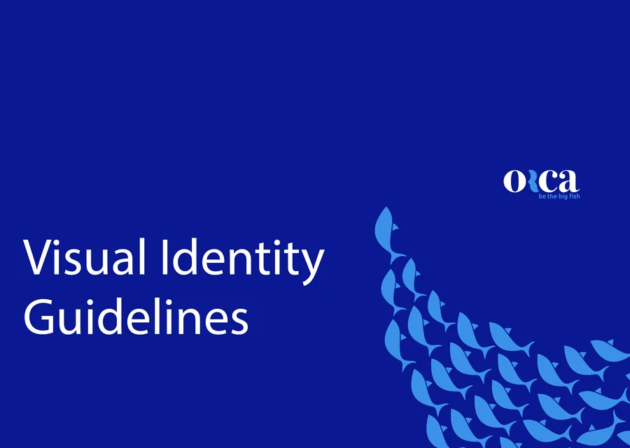 Orca visual identity guidelines cover