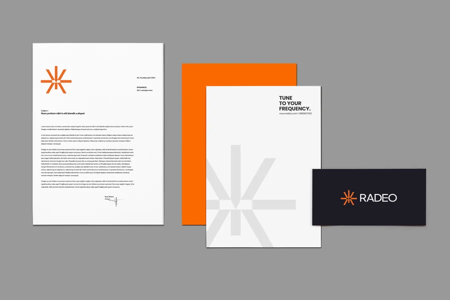 Radeo brand identity cover