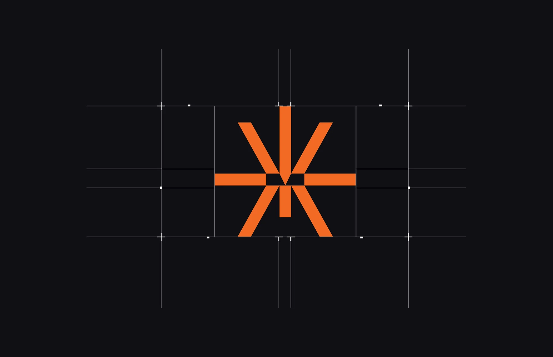 Logo construction grid