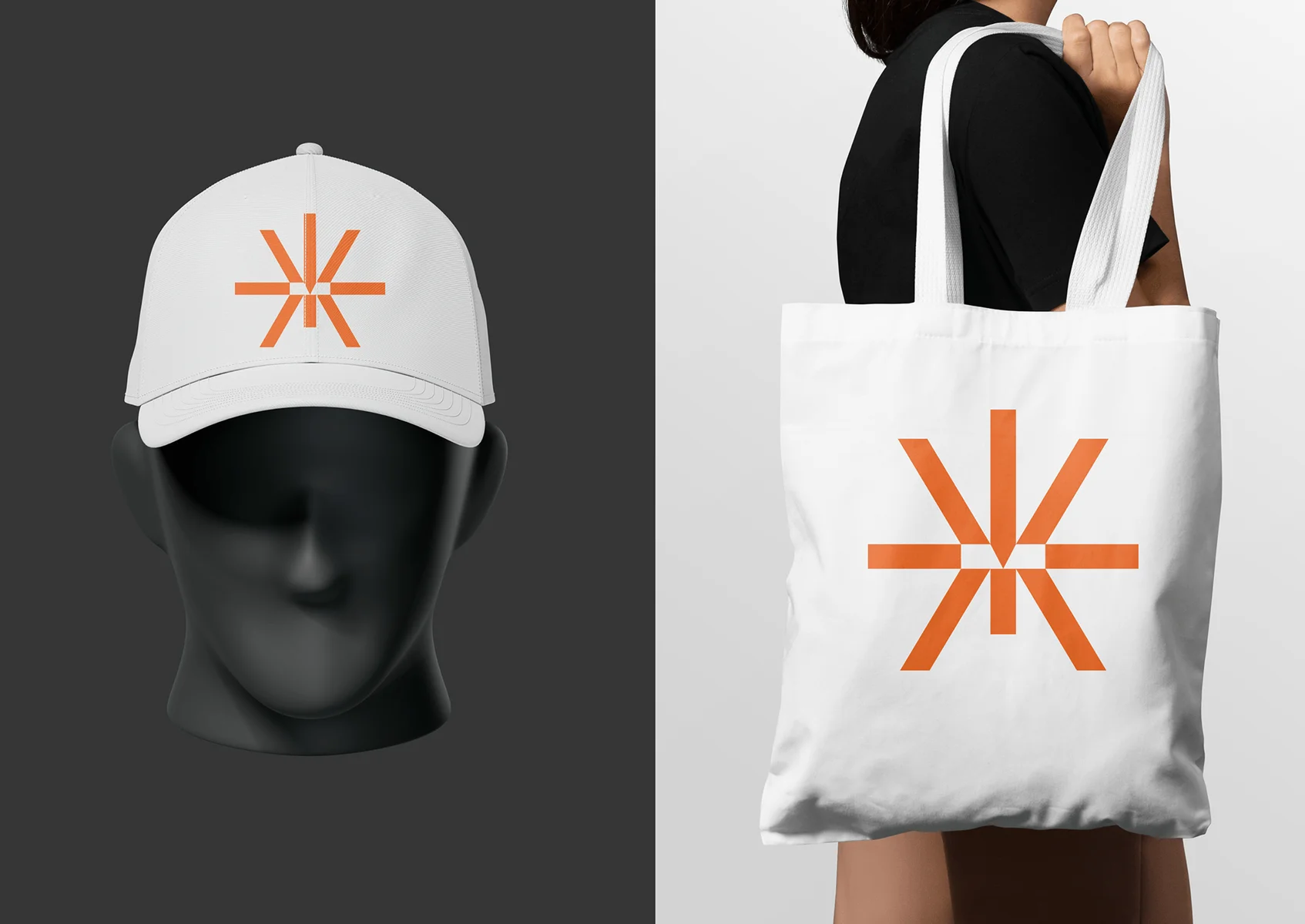 Cap and tote bag