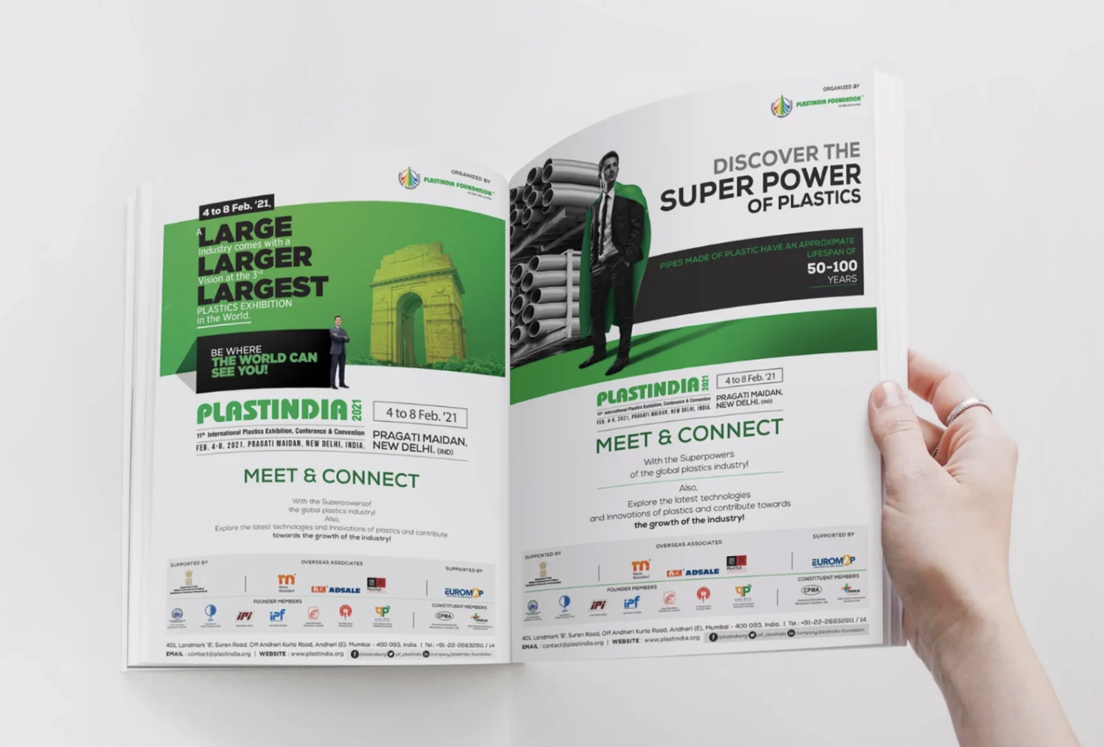 Plastindia 2021 event campaign key visual