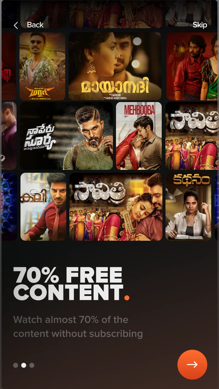 70% free content