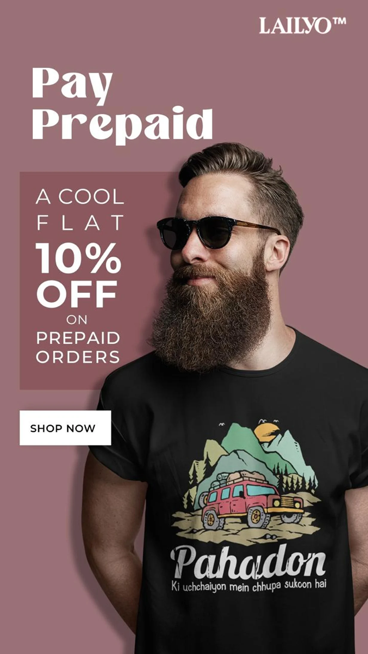 Pay prepaid 10% off story