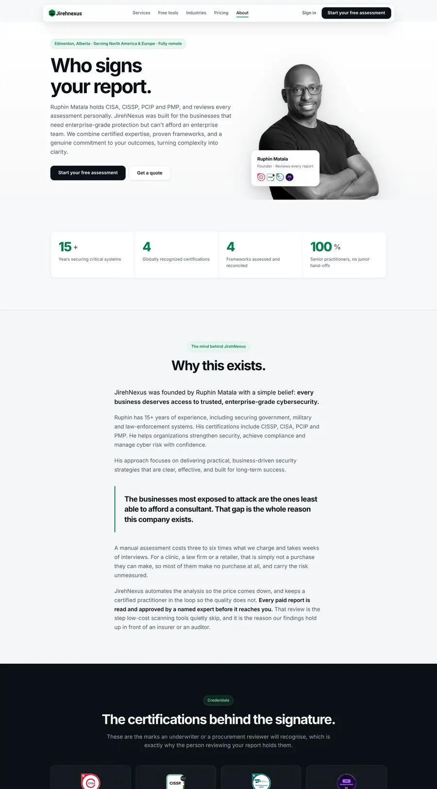 About Ruphin page