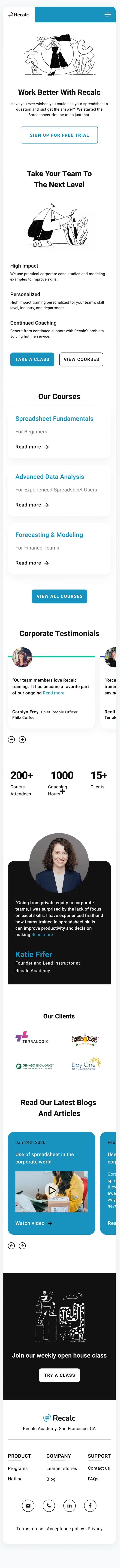 Recalc homepage on mobile